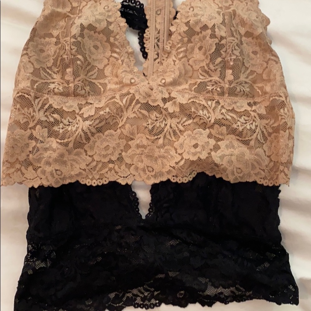 Free People Lace Bralette Bundle